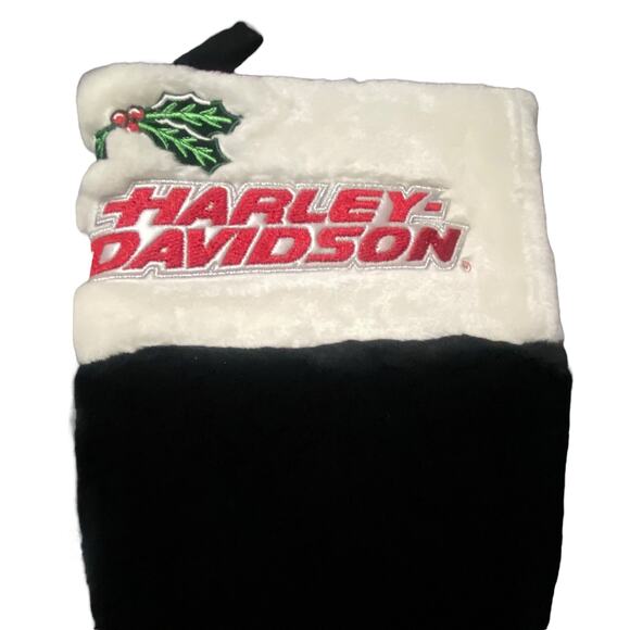 Vintage 1999 Harley Davidson Motorcycles 19" Embroidered Christmas Stocking - Picture 6 of 14